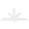 Ekena Millwork Redmond Architectural Grade PVC Gable Bracket, 84"W x 38 1/2"H x 4"D x 6"F, 11/12 Pitch GBP084X39X0406RED00 - alternate 3